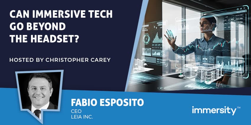 Can Immersive Tech Go Beyond the Headset?