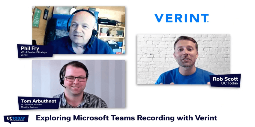 Exploring Microsoft Teams Recording with Verint