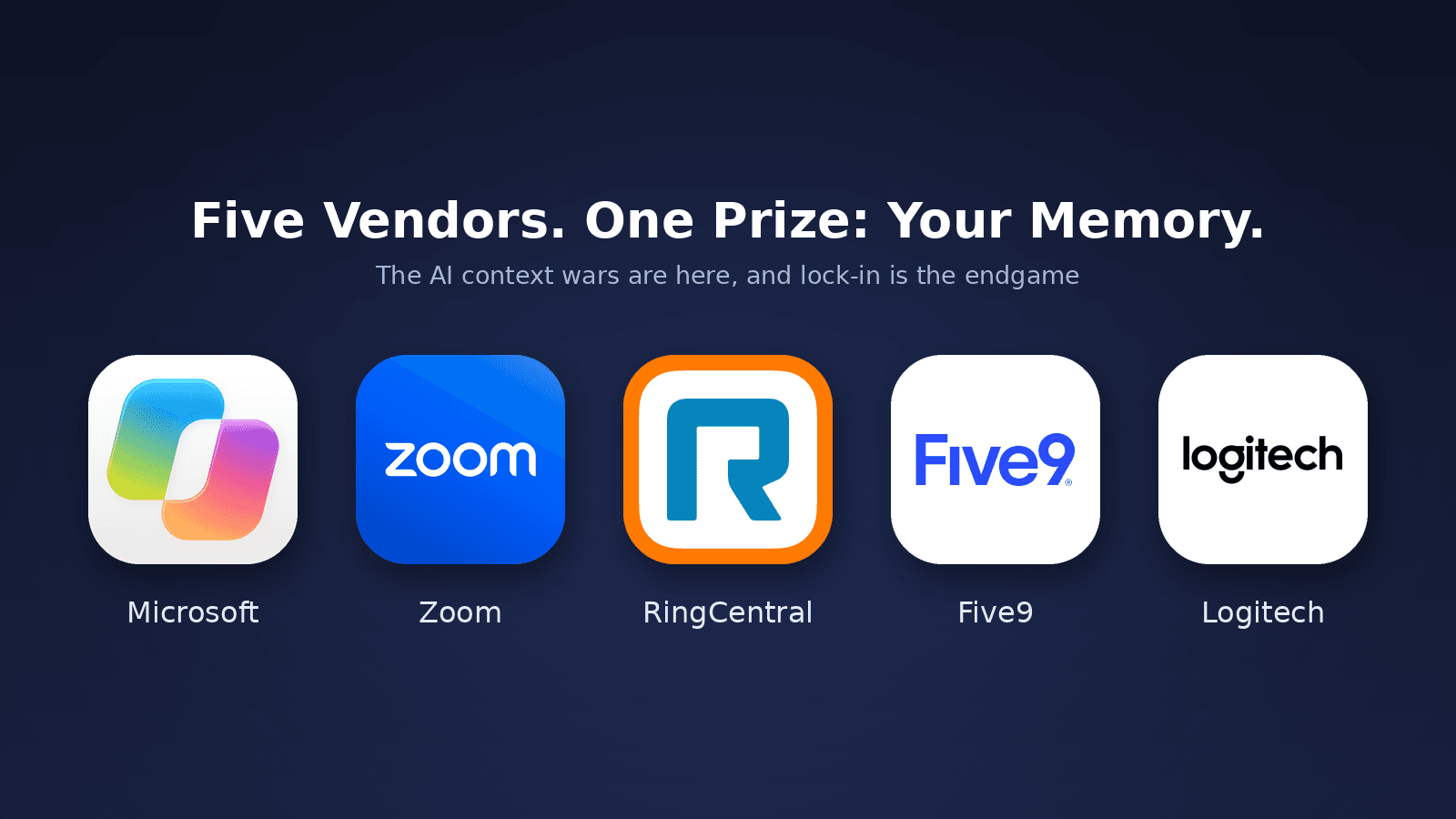 AI Context Wars: Microsoft, Zoom & Five9 Fight to Own Your Memory