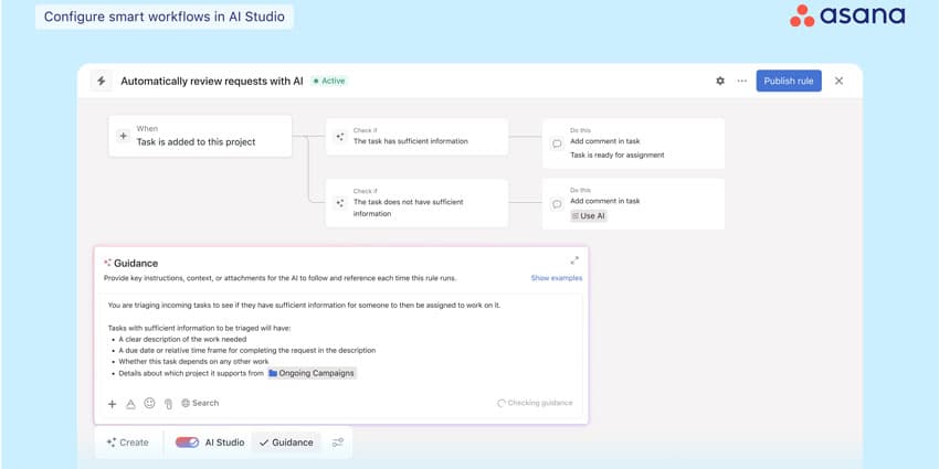 Asana Aims to Elevate Human/AI Coordination With Smart Workflow Gallery