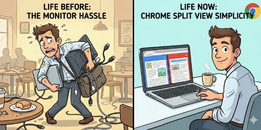Google Chrome Split View: A Quiet Productivity Win for Employee Experience