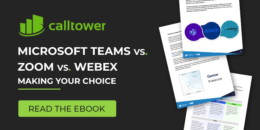 Microsoft Teams vs Zoom vs Webex comparison