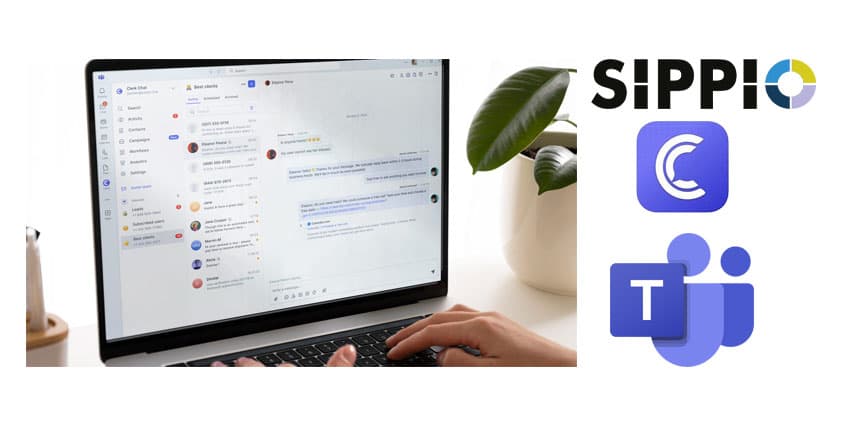 SIPPIO, Clerk Chat Launch Integrated Text Messaging for Microsoft Teams