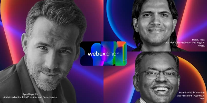 Star Power & Smart Tech Ryan Reynolds Brings Creative Leadership to WebexOne’s AI Stage